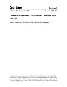 Understand the Risks Associated With a Software Audit