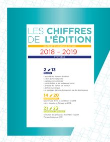 Chiffres de l édition de livres en France 2018 - 2019