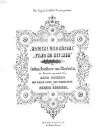 Partition complète, 2 Gedichte von Anton, Freiherr von Klesheim