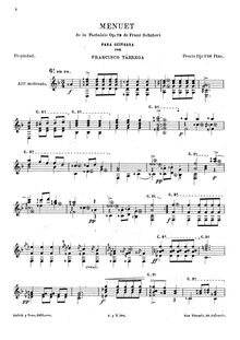 Partition complète, Piano Sonata No.18 en G major, Fantasie / Andante, Menuetto und Allegretto