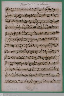 Partition hautbois d amore 1, 2, Mass en B minor, The Great Catholic Mass