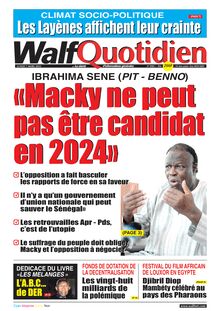 Walf Quotidien n°8985 - du lundi 07 mars 2022