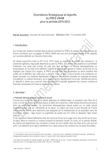 PRES UNAM - document de travail - stratégie et objectifs - V0.0 du ...