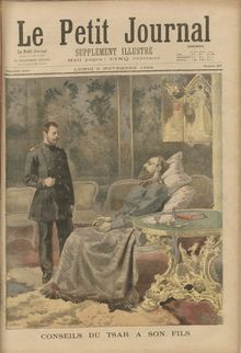 LE PETIT JOURNAL SUPPLEMENT ILLUSTRE  numéro 207 du 05 novembre 1894