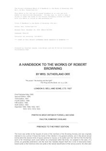 A Handbook to the Works of Browning (6th ed.)
