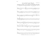 Partition Tuba, pour Invincible Eagle, D major/G major, Sousa, John Philip