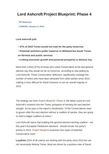 Lord Ashcroft Project Blueprint: Phase 4