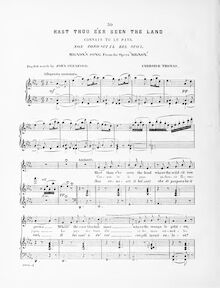 Partition complète, Mignon, Opéra comique en trois actes, Thomas, Ambroise par Ambroise Thomas