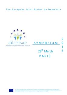 Symposium final ALCOVE - Paris - 28 mars 2013