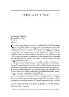 Carta a la Reina (Letter to the Queen )