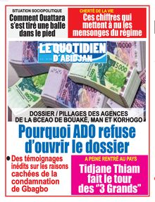 Le Quotidien d’Abidjan n°4179 - du vendredi 12 août 2022