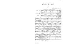 Partition complète, 2 corde Trios, Op.61, Fuchs, Robert