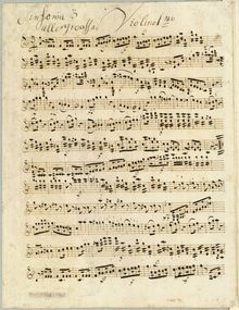 Partition parties [incomplete], 6 Symphonies, Greiner, Johann Theodor par Johann Theodor Greiner