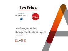 COP 21 : Les Français et le changement climatique