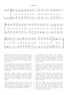 Partition Ps.104: Herr, dich lob die Seele mein, SWV 202, Becker Psalter, Op.5