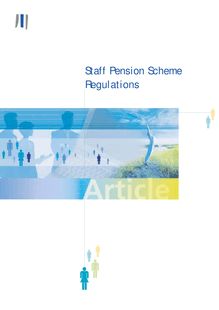 Staff pension scheme regulations