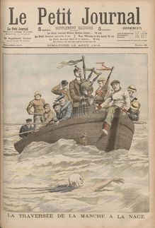 LE PETIT JOURNAL SUPPLEMENT ILLUSTRE  N° 821 du 12 août 1906