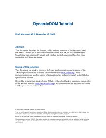 DynamicDOM Tutorial v 0.43.2