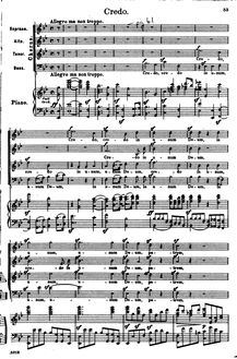 Partition , Credo, Missa Solemnis, Op.123, D major, Beethoven, Ludwig van