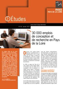 30 000 emplois de conception et de recherche en Pays de la Loire