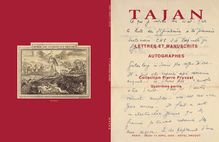 Tajan - Manuscits et autographes "Collection Pierre Pruvost - 4e ...