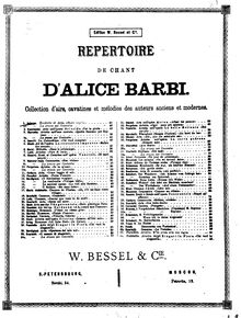 Partition complète, Morir vogl io, Recitativo e aria, F minor, Astorga, Emanuele