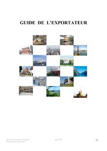 Guide de l exportateur