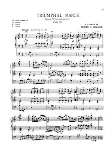 Partition complète, Caractacus, Op.35, Elgar, Edward