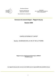 Rapport de jury Session -  Concours du second degré  Rapport de ...