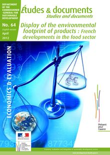 Vers un affichage environnemental sur les produits alimentaires. : ENG