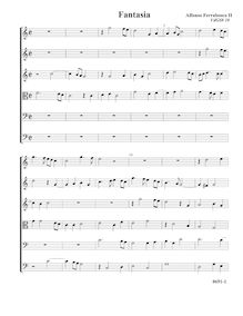 Partition Fantasia VdGS No.10 - partition complète (Tr Tr Tr T B B), fantaisies pour 6 violes de gambe
