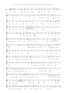Partition Ch. 1: ténor , partie [G2 clef], Musikalische Exequien, Op.7, SWV 279-281