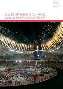 GAMES OF THE XXXI OLYMPIAD 2016 - Working group report