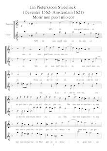 Partition complète (SA voix ou enregistrements, notated pitch), Rimes francaises et italiennes