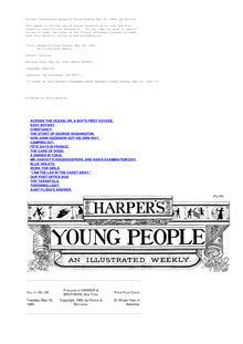 Harper s Young People, May 18, 1880 - An Illustrated Weekly