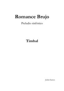Partition Percusion, Romance Brujo, Santos Carrión, Julián