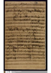 Partition complète et parties, Concerto pour 2 trompettes en D major par Johann Melchior Molter