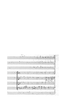 Partition complète, Domine salvum fac regem, C major, Lully, Jean-Baptiste