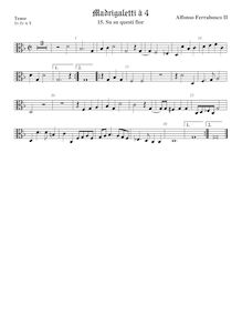 Partition ténor viole de gambe 2, alto clef, Madrigaletti, Ferrabosco Jr., Alfonso par Alfonso Ferrabosco Jr.