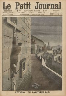 LE PETIT JOURNAL SUPPLEMENT ILLUSTRE  N° 1104 du 14 janvier 1912