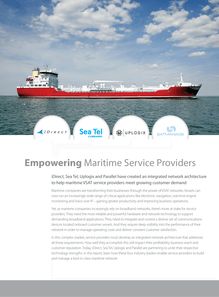 Empowering maritime service providers