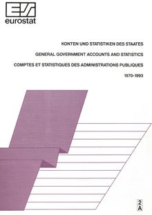 General government accounts and statistics 1970-1993