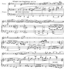 Partition complète et , partie, violon Sonata No. 2, Op. 35