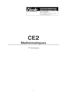 CE2 Mathématiques