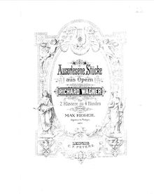 Partition complète, Die Walküre, The Valkyrie / Der Ring des Niebelungen, Ein Bühnenfestspiel - Erster Tag par Richard Wagner
