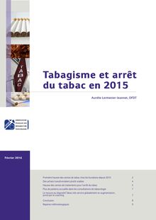 Tabagisme et arrêt du tabac en 2015