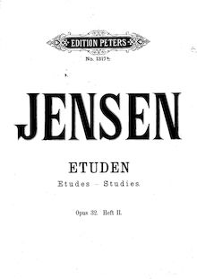 Partition Book II (Etudes Nos.9—18), Etüden, 25 Klavier-Etüden, Jensen, Adolf par Adolf Jensen