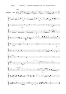 Partition Ch.1 - Clarion 2 , partie, Versuch einer Anleitung zur heroisch-musikalischen Trompeter-und Pauker-Kunst