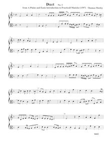 Partition Duet 2 -  partition complète, A Plain et Easy Introduction to Practical Music