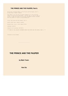 The Prince and the Pauper, Part 6.